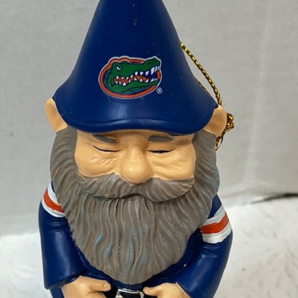 University of Florida Gators Football Gnome Hanging Tree Christmas Ornament 5" - Picture 2 of 14